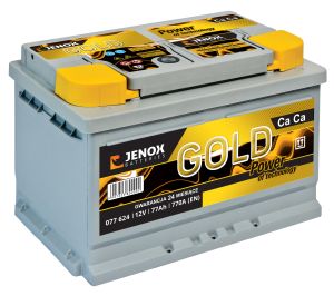 Акумулатор JENOX 12V 77Ah/760A GOLD Maintenance Free