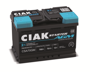 CIAK STARTER AGM 12V 70Ah